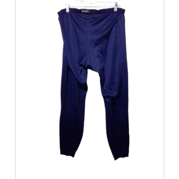 Patagonia Capilene Midweight Bottoms Navy Blue Large - Picture 2 of 9
